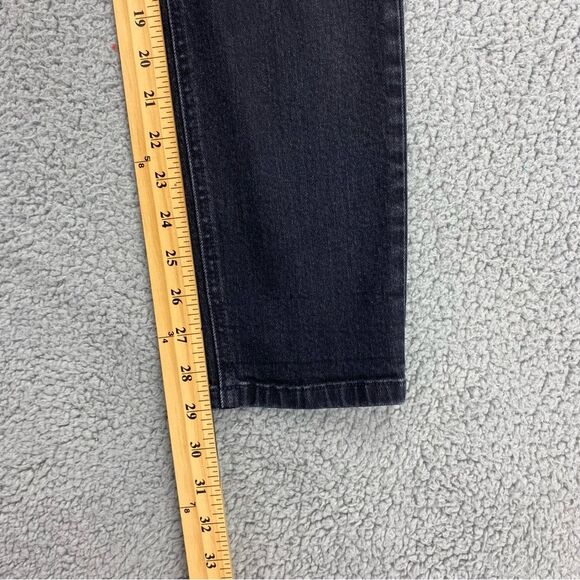 Reformation Women's Faded Black Destroyed High Rise & Skinny Jeans  |  Size: 29 - Picture 10 of 15